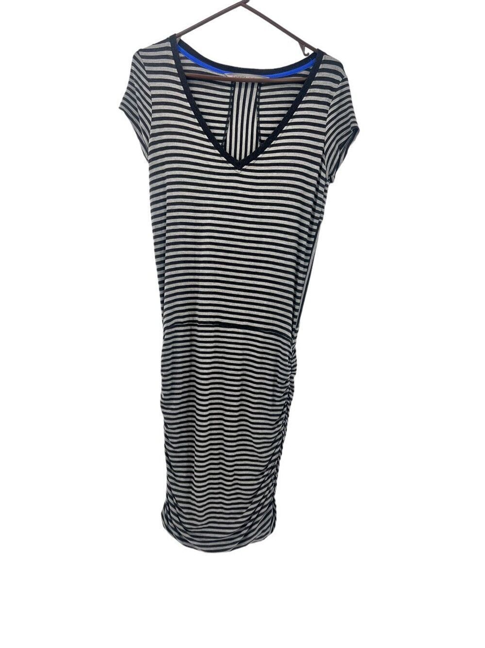 Athleta striped rouching near the bottom